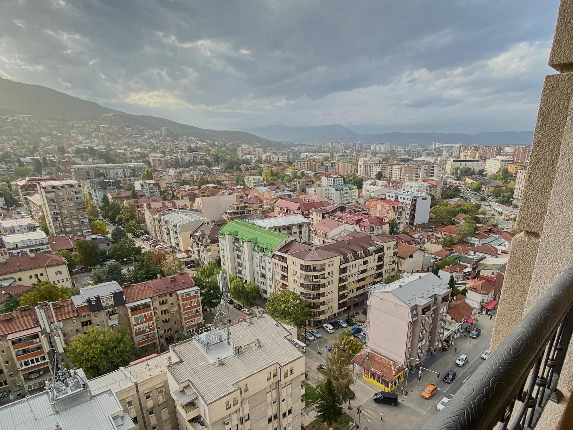Stylish Studio, Skopje Centre - Private Parking - Panoramic Views Экстерьер фото